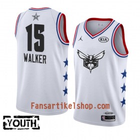 Charlotte Hornets Trikot Kemba Walker 15 2019 All-Star Jordan Brand Weiß Swingman - Kinder